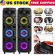 1/2packs 8 Woofer Bluetooth Party Speaker Super Loud Heavy Bass Sound System