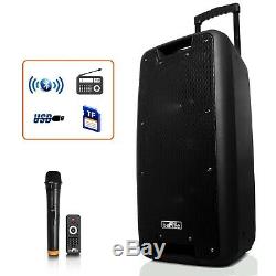 10 Bluetooth Portable Pa Party Speaker System Wireless MIC Microphone Remote
