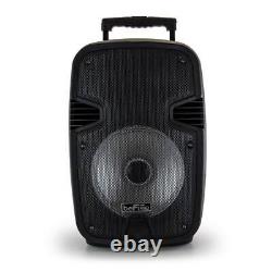 10 In. Portable Bluetooth Speaker With Party Lights