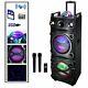 10 Sub Bluetooth Portable Party Speaker Top Led Projection Dome Wireless Mic