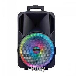 12 Bluetooth Party Speaker With Round LED Lights & Pro Audio Speaker Tripod