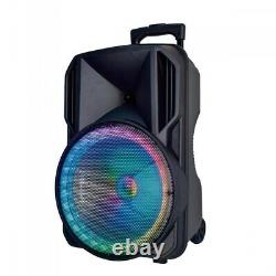12 Bluetooth Party Speaker With Round LED Lights & Pro Audio Speaker Tripod