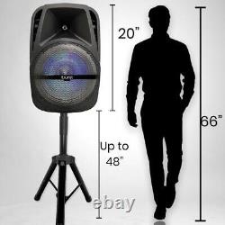 12 inch Bluetooth Party Speaker LED Portable Bass up Speaker