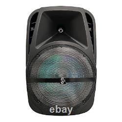 12'' inch Portable FM Bluetooth Speaker Subwoofer Heavy Bass Sound System Party