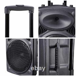 12inch Portable Rechargeable Speaker Bluetooth Party Speaker with Mic & Remote