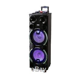 12x2 Inch Woofer Magnet Tweeter Outdoor Dj Party Speaker System With Equalizer