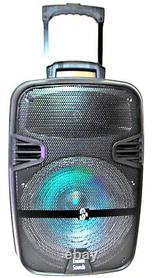 15 4600w Wireless Party Portable FM Bluetooth Speaker Subwoofer Heavy Bass