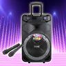 15'' Bluetooth Portable Karaoke Party Pa Dj Audio Speaker System With Microphone
