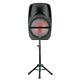 15 Bluetooth Rechargeable 7500w Pa Dj Party Speaker With Stand Mic Remote Lights