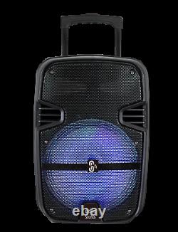 15 FM Bluetooth Speaker Subwoofer Heavy Bass Sound System Party Portable