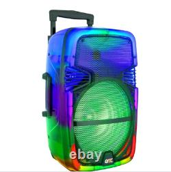 15 Portable Bluetooth Rechargeable Party Speaker With Translucent Motion