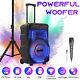 15 Portable Bluetooth Speaker With Stand Subwoofer Heavy Bass Party Dj System