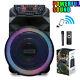 18 Woofer 4500w Portable Bluetooth Party Speaker Heavy Bass Sound Withmic Remote