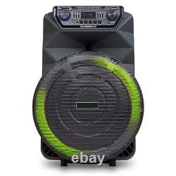 18 Woofer 4500W Portable Bluetooth Party Speaker Heavy Bass Sound WithMic Remote