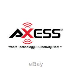 2 Axess PABT6056 Bluetooth Trolley PA Speaker Party LED Lights 5000 Watt 12 FM