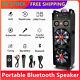 4000w Dual 10 + Dual 3 Bluetooth Speaker Large Party Pa Tweeter With Mic Remote