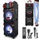 4000w Loud Portable Bluetooth Speaker Daul 10 Woofers Party Sound System