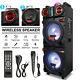 4500w Bluetooth Speaker With Double 10 Subwoofer Heavy Bass For Party Karaoke