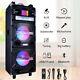 5000w Dual 10 Subwoofer Bluetooth Speaker Loud Stereo Sound System Party Mic