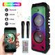 5100w Bluetooth Large Party Speaker System Dual 12 Subwoofer Karaoke Dj Pa Usb