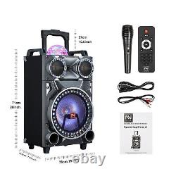 7000 Watts Wireless Portable Party Bluetooth Speaker With Microphone & Remote