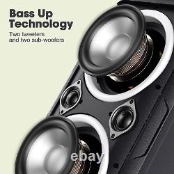 80W Bluetooth Speaker Loud, Super Rich Bass, Huge 105Db Sound Portable Party Spe
