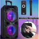 9000w Dual 10 Bluetooth Speaker Sub Woofer Heavy Bass Sound System Party + Mic