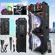 9000w Portable Bluetooth Speaker Dual 10heavy Bass Sound System Party Subwoofer