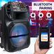 9000w Portable Bluetooth Speaker Sub Woofer Heavy Bass Sound System Party & Mic