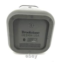 AS-IS Brookstone Big Blue Party Bluetooth Speaker Only Silver #PP0256