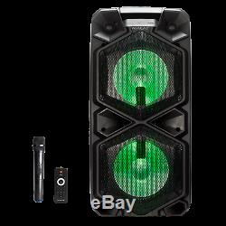 ATALAX ONYX Super Bass Wireless Party Speaker with Microphone (USA SELLER)
