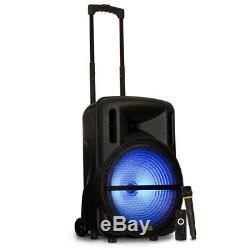 Acoustic Audio Rechargeable 15 Bluetooth Party Speaker with Lights & Wireless Mic