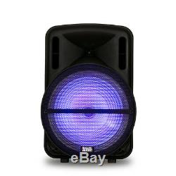 Acoustic Audio Rechargeable 15 Bluetooth Party Speaker with Lights & Wireless Mic