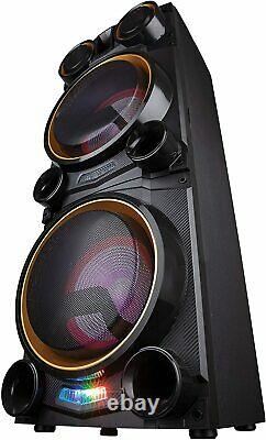 Akai A58123 Vibes Floor-standing LED Party Speaker, Black