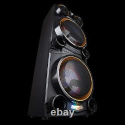 Akai A58123 Vibes Floor-standing LED Party Speaker, Black