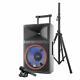 Altec Lansing 2200w Bluetooth Party Pa Dj Speaker With Party Lights & Stand