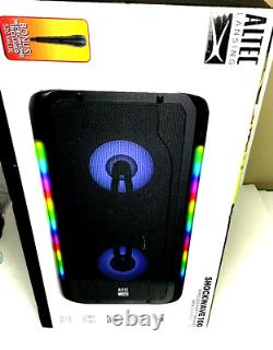 Altec Lansing Shockwave 100 Wireless Party Speaker Lighting Effects Black NEW 13