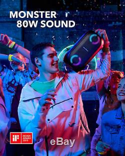 Anker Soundcore Rave Mini Portable Party Speaker, Huge 80W Sound, Fully WithProof