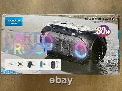 Anker Soundcore Rave Party Proof 80W Bluetooth Speaker-Black-Excellent