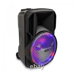 Axess Loud 12 Bluetooth Portable Party Speaker With LED Lights & Remote Control