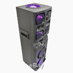 Axess PABT6026 Bluetooth PA Party Speaker with LED Disco Lights