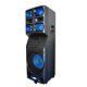 Axess Pabt6027 12 Rechargeable Party Speaker +bluetooth +usb/aux/fm/led +mic