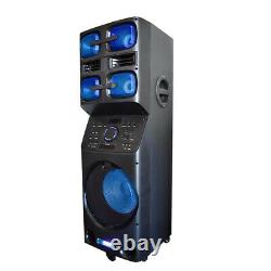 Axess PABT6027 Portable Bluetooth PA Party Speaker Open Box