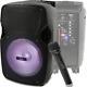 Battery / Mains Sound System 10 Speaker Usb Bluetooth Karaoke Dj Inc Radio Mic