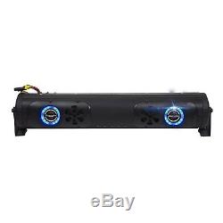 Bazooka 24 Inch 2Sided Party Sound Bar Speakers Bluetooth UTV/ATV LED Waterproof