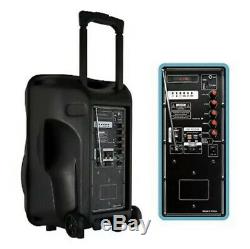 BeFree 12 2500W Bluetooth RECHARGEABLE PORTABLE Party SUBWOOFER Speaker KARAOKE