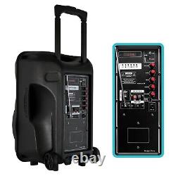 BeFree 12 2500W Portable Bluetooth PA DJ Party Speaker BFS-4400 Mic Remote USB