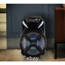 BeFree 12 Bluetooth Portable Party Speaker w Remote USB FM & AC/DC Rechargeable