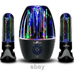 BeFree 2.1 Ch Dancing Water Party Lights Shelf Speaker System Bluetooth BFS-33X