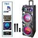 Befree Dual 10 Inch Subwoofer Bluetooth Portable Party Speaker + Remote + 2 Mic